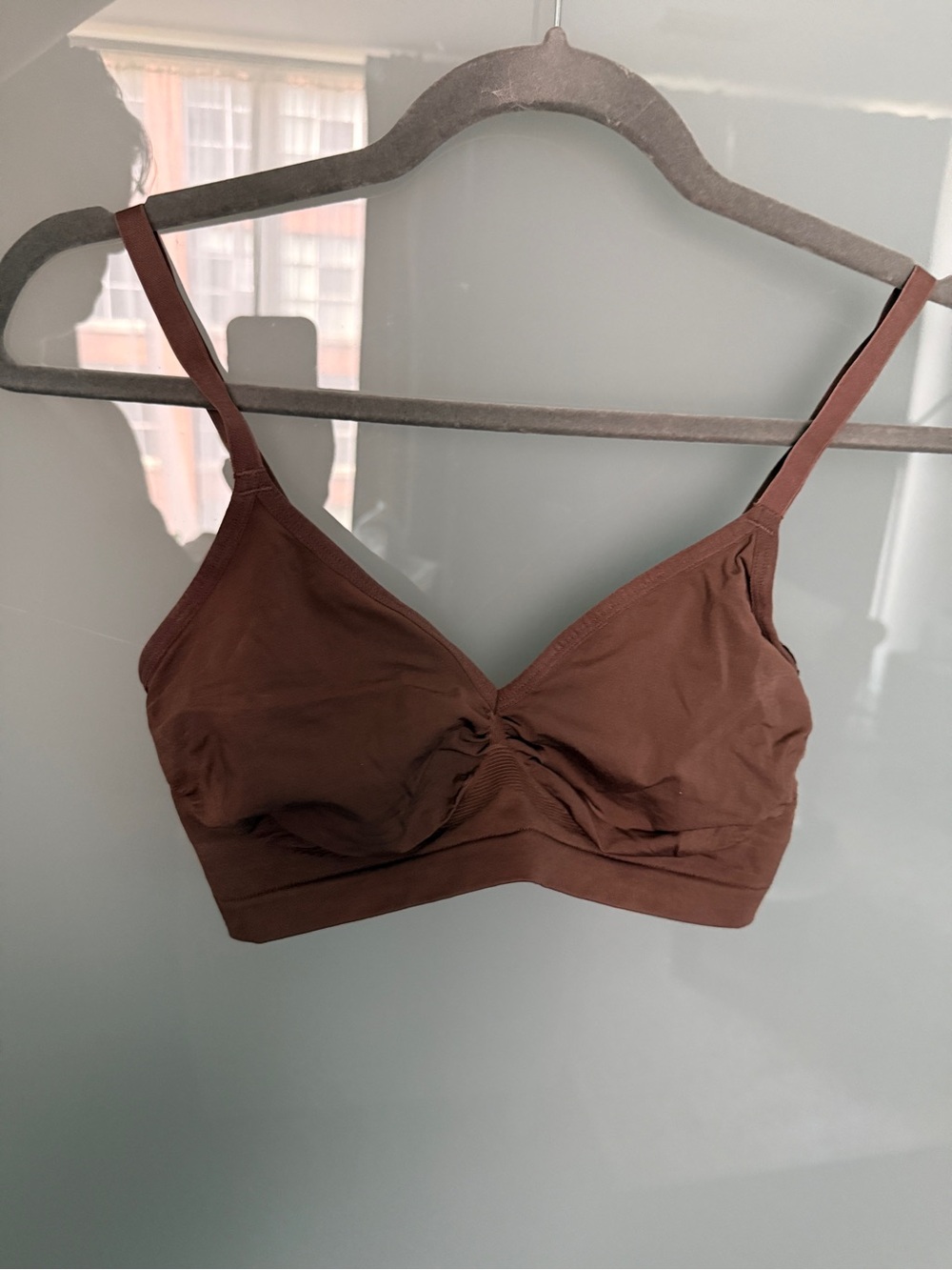H&M Brown Wireless Bralette - Soft Stretch Comfort